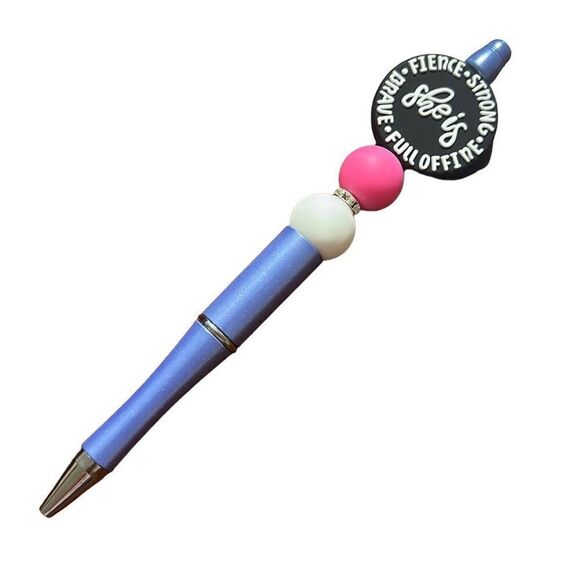 She is chunky bead pen - Picture 1 of 2